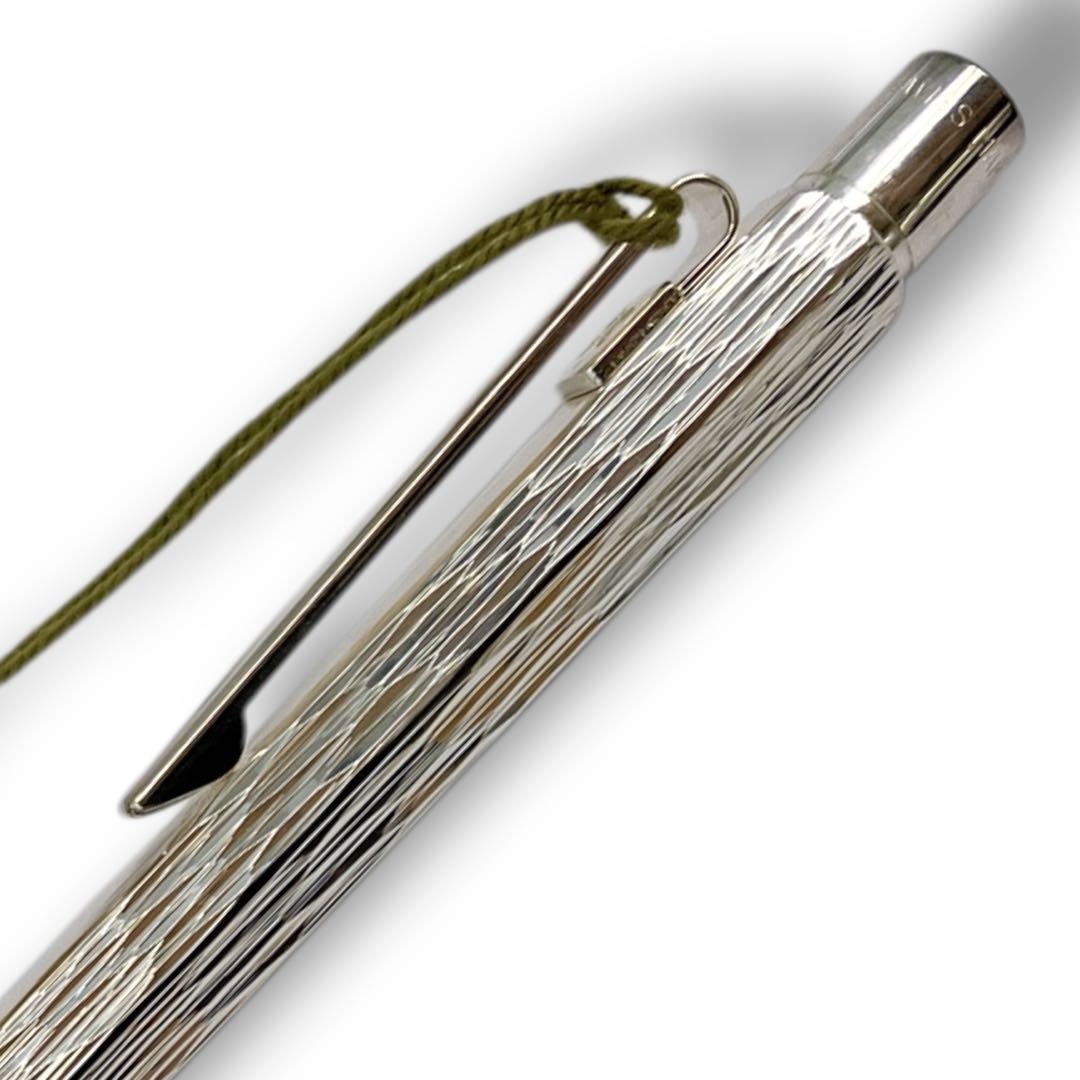 カランダッシュ スイス製 エクリドール ベネシアン ノック式 ボールペン 銀張