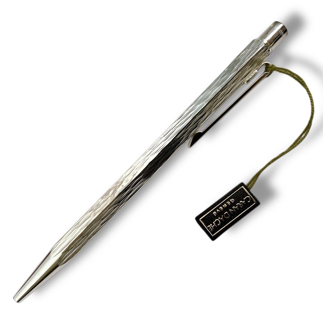 カランダッシュ スイス製 エクリドール ベネシアン ノック式 ボールペン 銀張