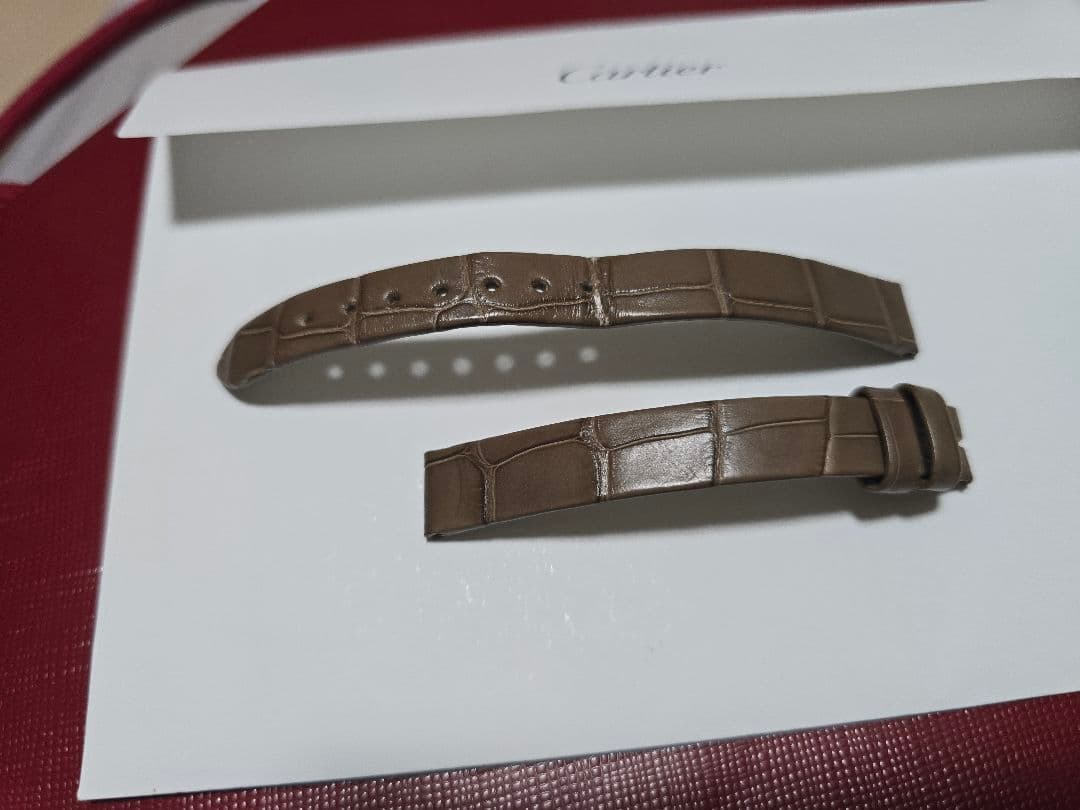 カルティエ純正 ベニュワール レザーベルト