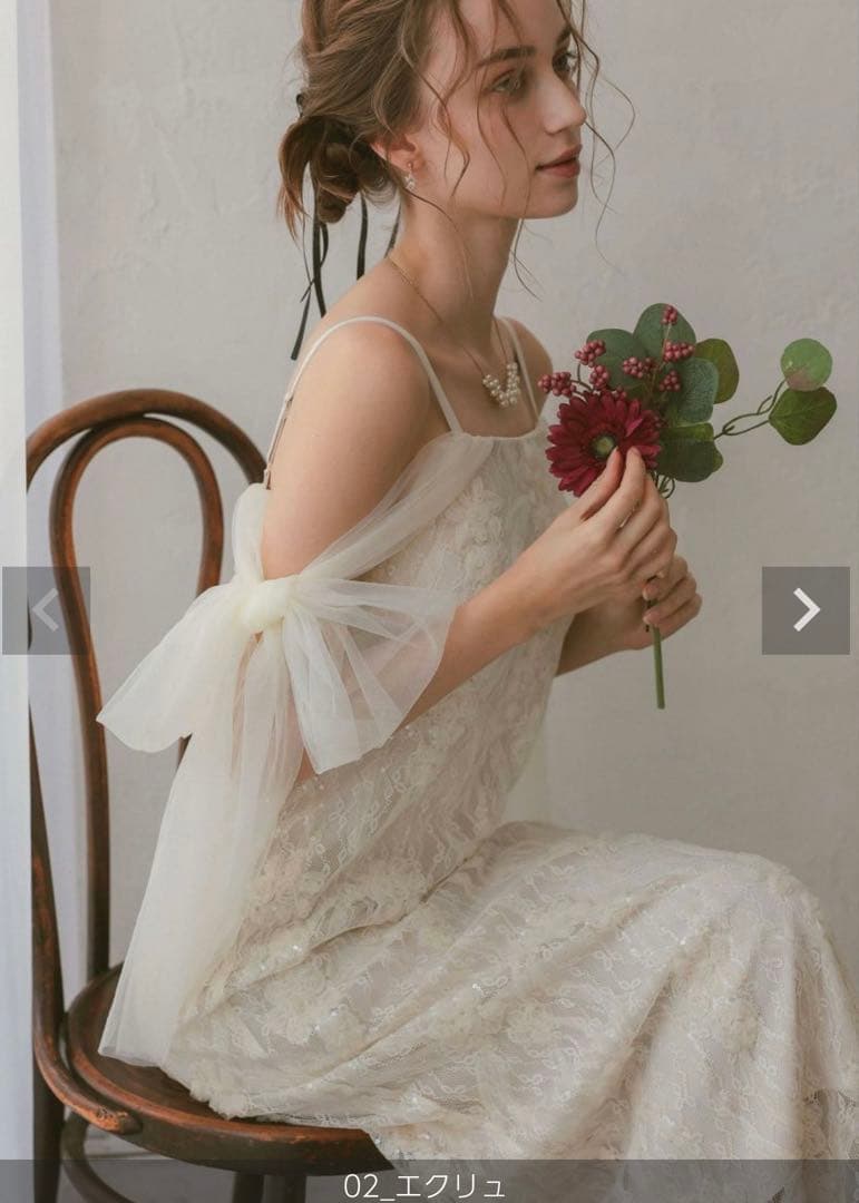 DorryDoll リボン×スパンコールドレス 二次会花嫁