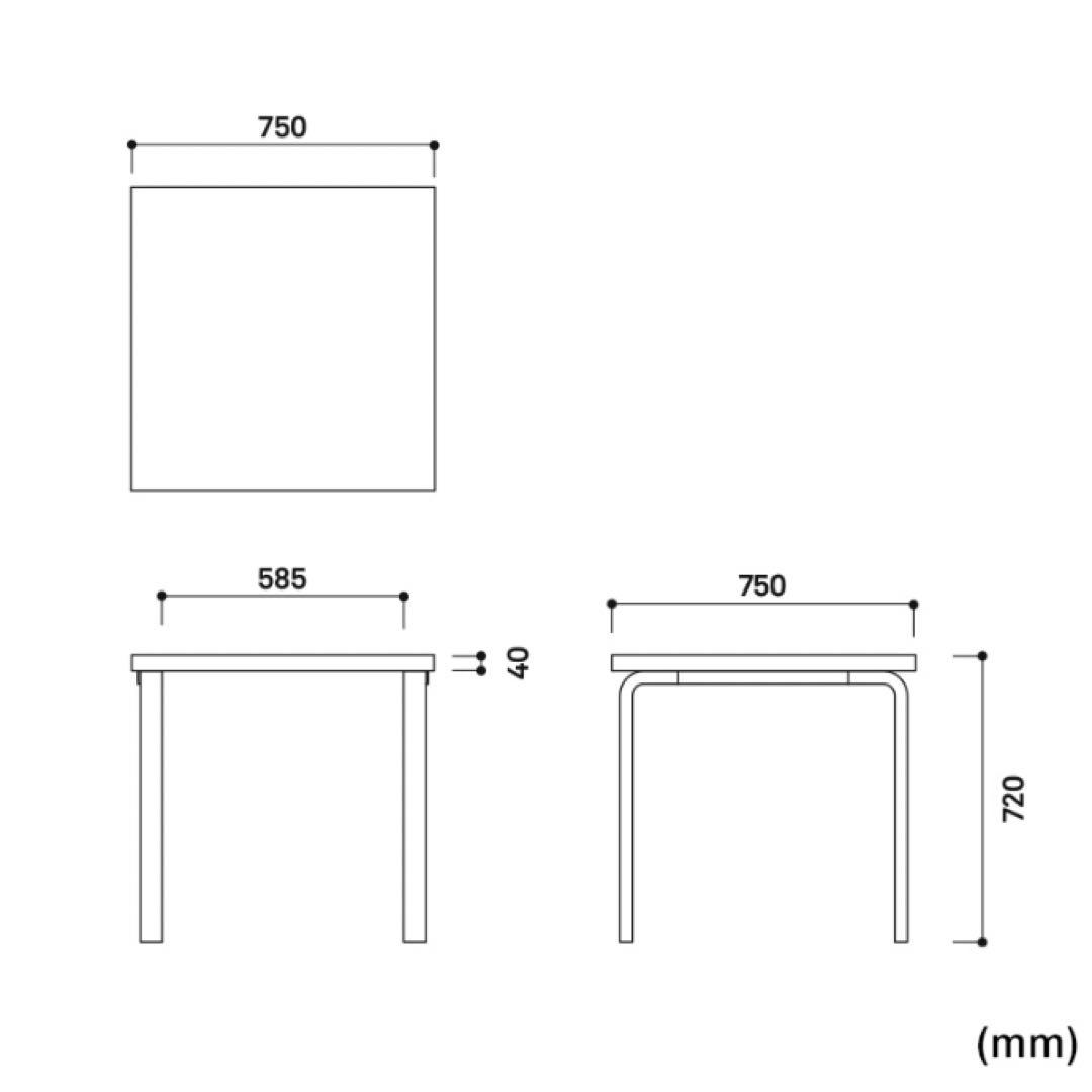 か*な様 極美品 Artek 81C テーブル