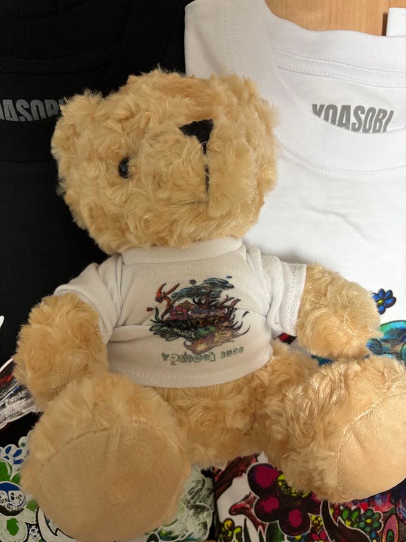 YOASOBI ロンドン公演限定 ぬいぐるみ ドラゴンTシャツ白黒　London