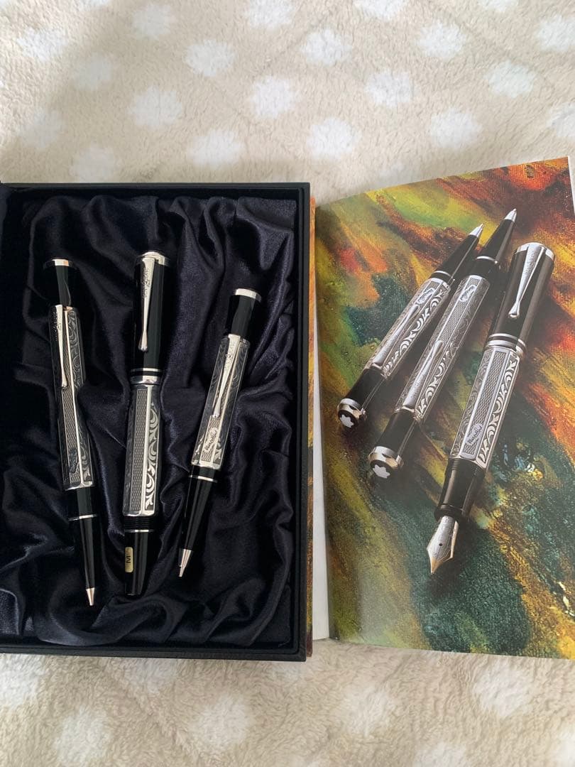 モンブラン 作家1999 プルースト万年筆・ボールペン・シャープペンシル セット