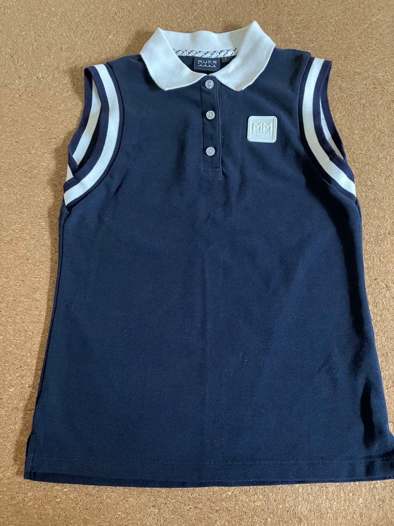 美品　ムータマリン　muta MARIN ノースリーブトップス　ゴルフ　S