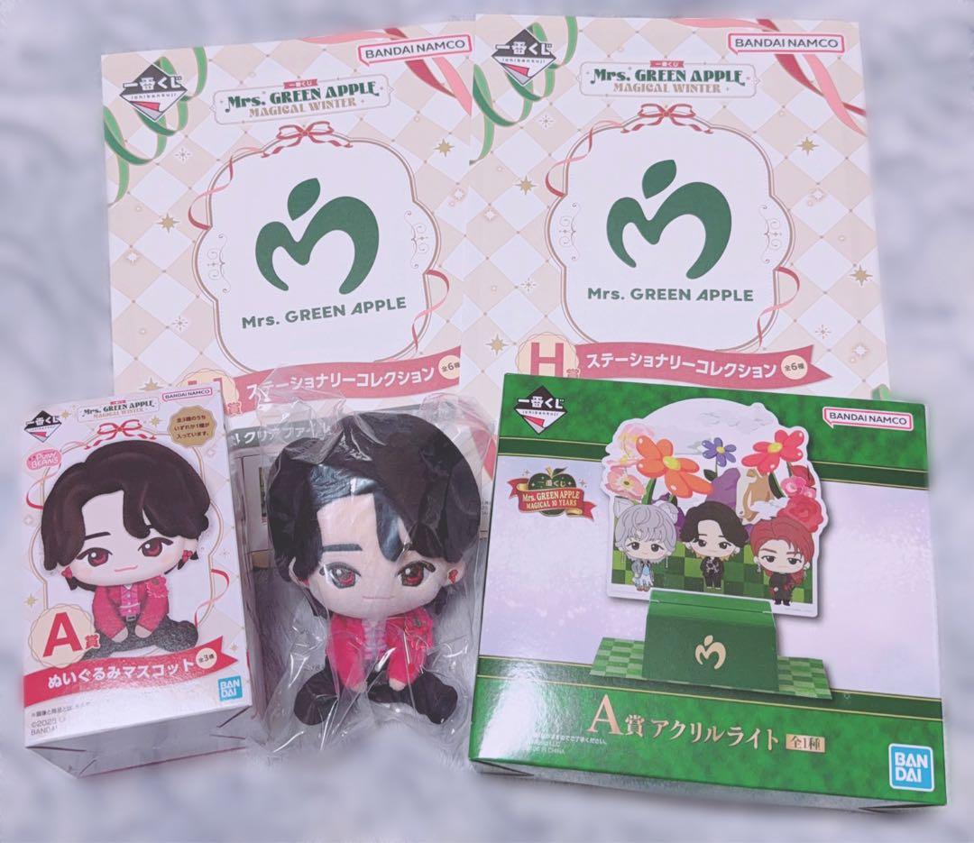 ミセス Mrs. GREEN APPLE 一番くじ A賞 H賞