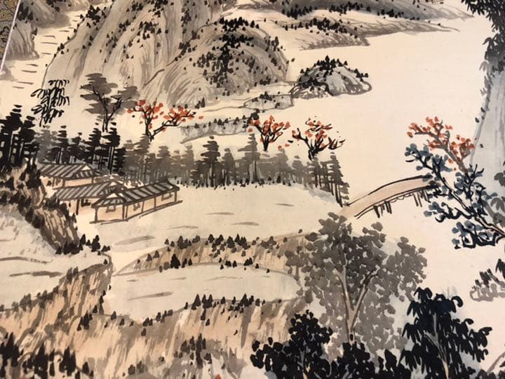 山水画￼掛け軸