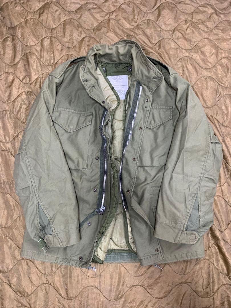 米軍実物　M-65 2nd アルミジップ ライナー　M65 アメリカ軍