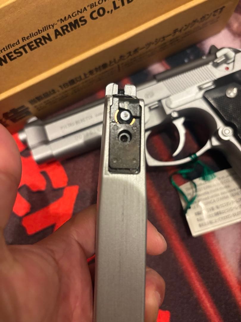 ウエスタンアームズ　wa ベレッタm92fs inox ヘビーウェイト