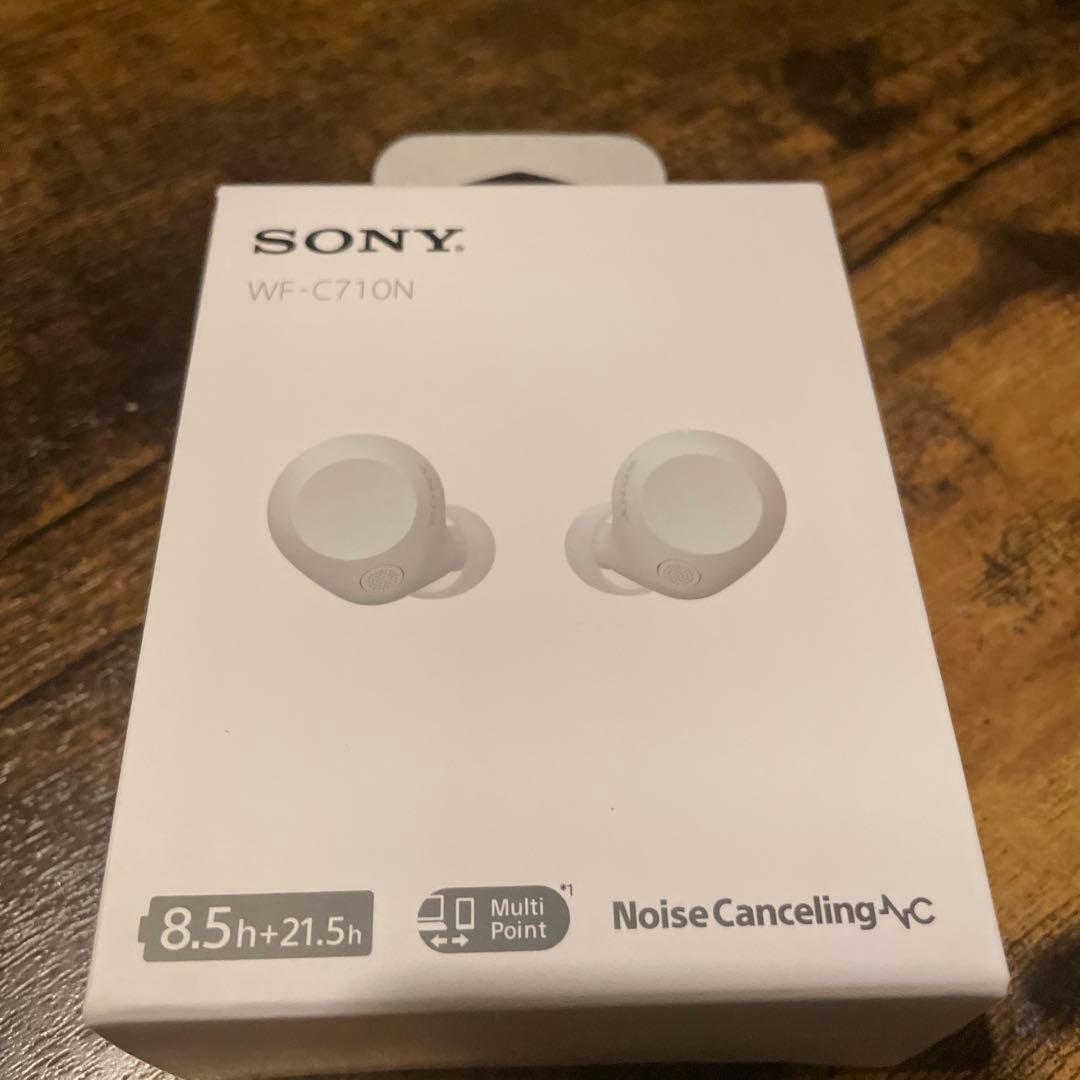 【新品・未開封】SONY WF-C710N ワイヤレスイヤホン ホワイト