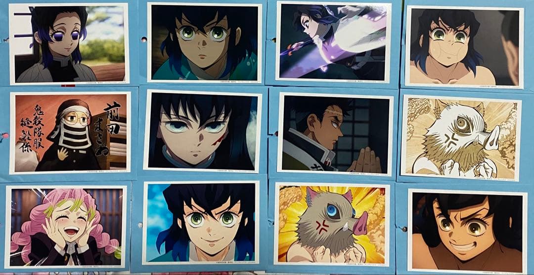 鬼滅の刃　場面写ブロマイドくじ71枚セット