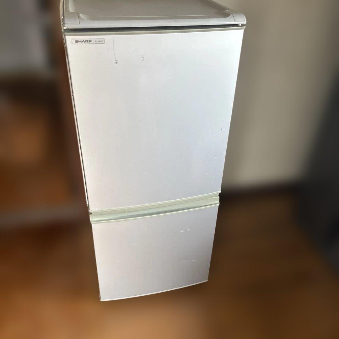 SHARP 冷蔵庫 SJ-14VP シルバー 2ドア「2008年式」