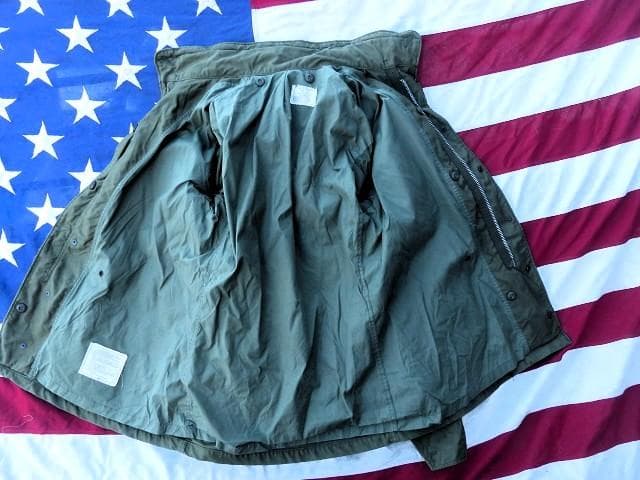 米軍 1971 M65フィールドジャケット S-R　アルミジップ　2nd　284