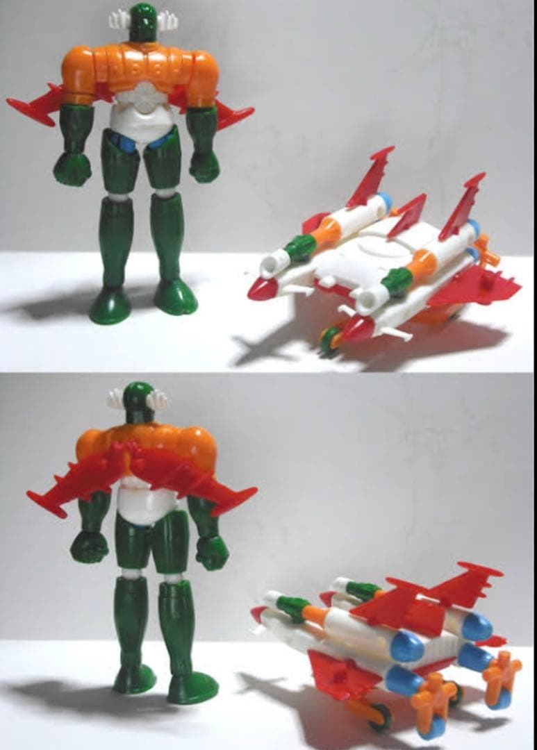 タカトク アオシマ 鋼鉄ジーグ　合体マシン17号　19号 プラモデル　当時物