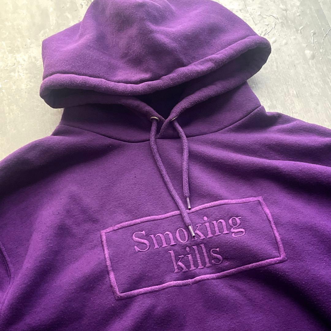 廃盤初期　FR2 撫子限定　smoking kills BOX刺繍　パーカー