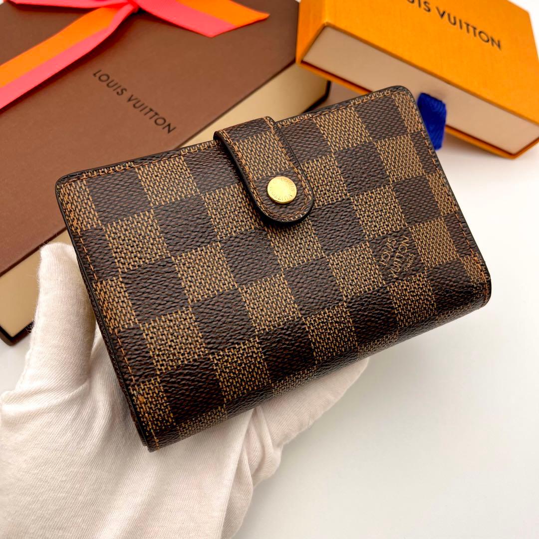 ポチャコさん専用✨ルイヴィトン ダミエ ポルトフォイユ ヴィエノワ二つ折り財布