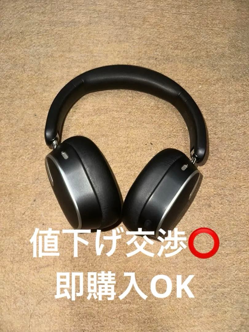 ワイヤレスヘッドホン ブラック ノイズキャンセリング