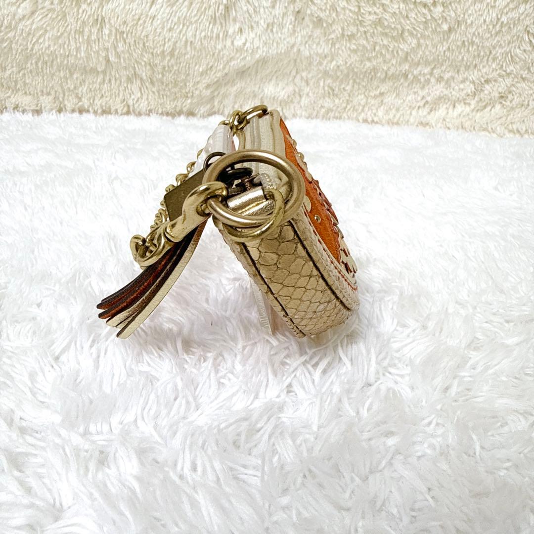 入手困難✨ COACH コーチ ケース 小物入れ 金魚 派手 ゴールド