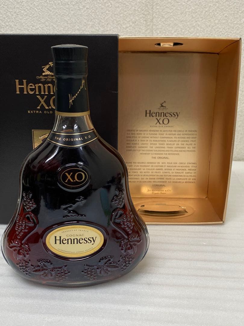 3-3201 【未開栓】Hennessy xo ヘネシー xo ブランデー箱付き