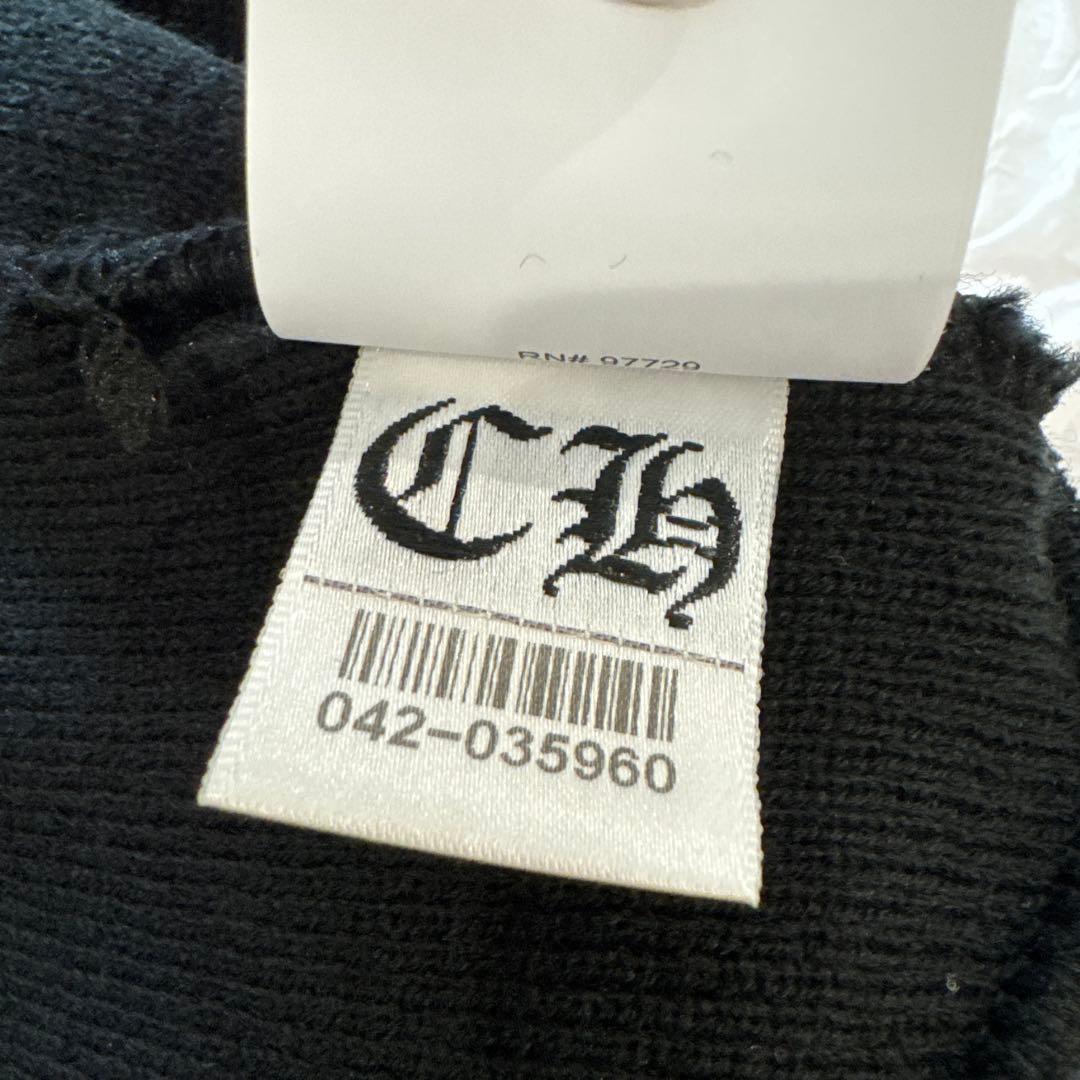 100%正規品⭐︎CHROME HEARTS クロムハーツ ビーニー 黒 希少品