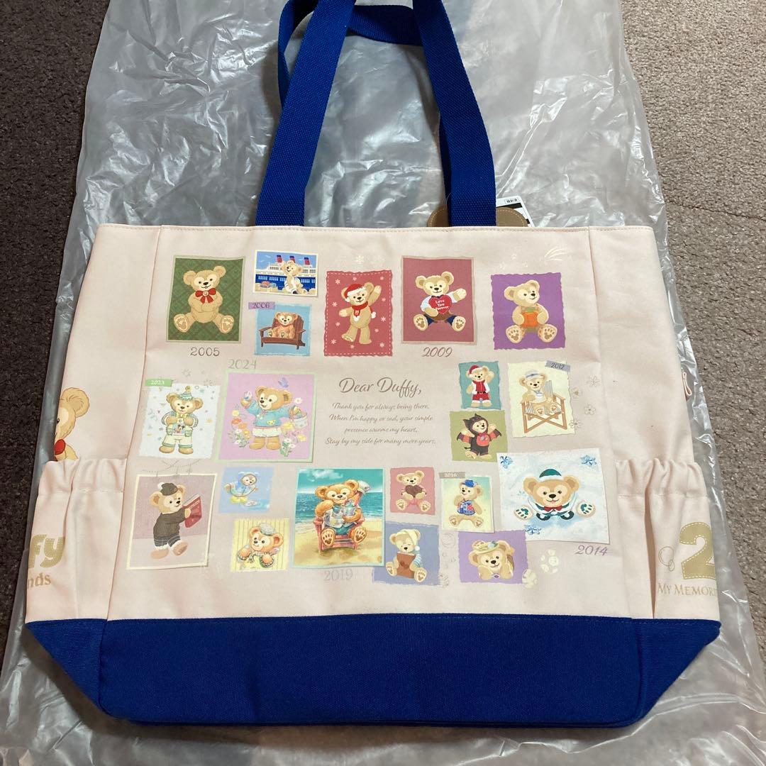 ディズニー　ダッフィー　20周年　トートバッグ