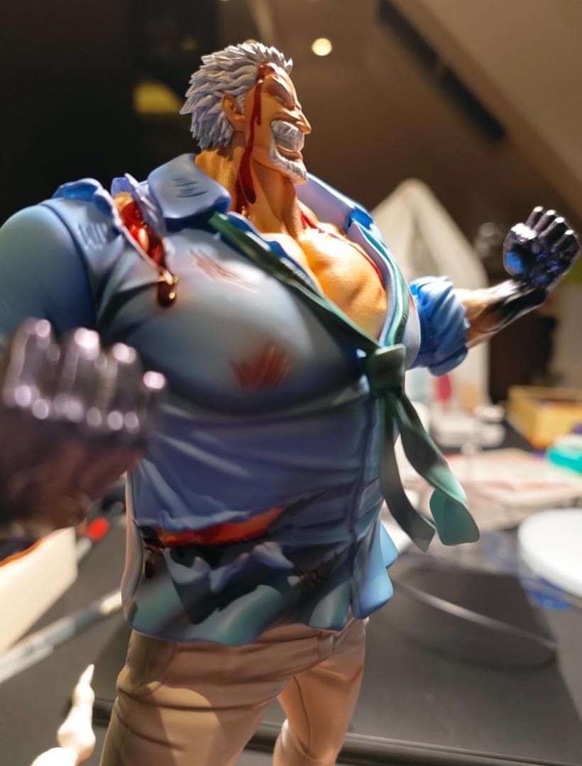 ONE PIECE 海軍英雄 モンキー・D・ガープ 樹脂 彫刻 フィギュア