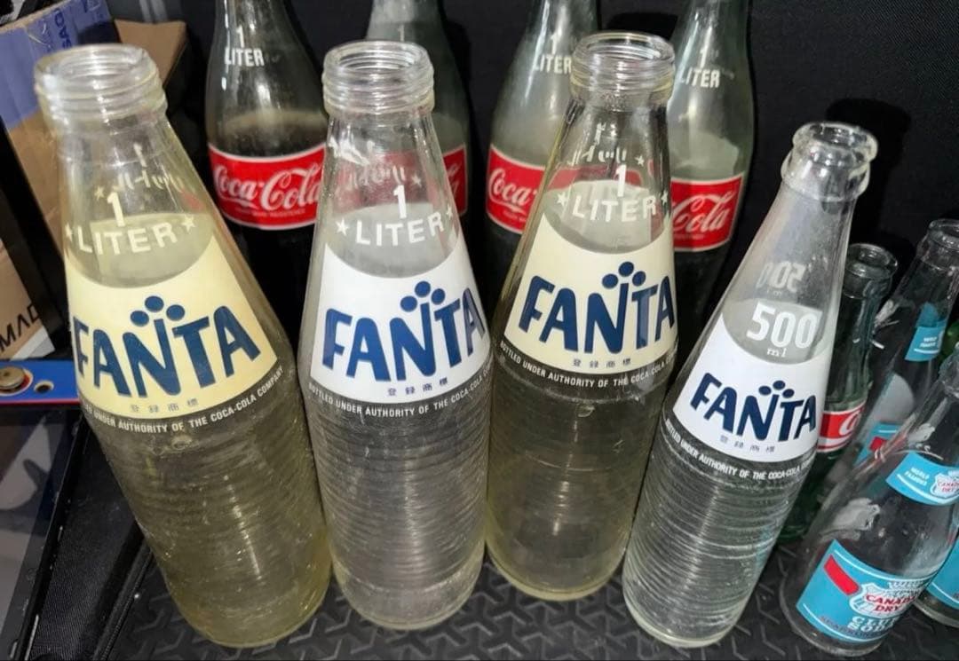 レトロ 瓶 コカコーラ ファンタ HI-C カナダドライ ペプシ 18本セット