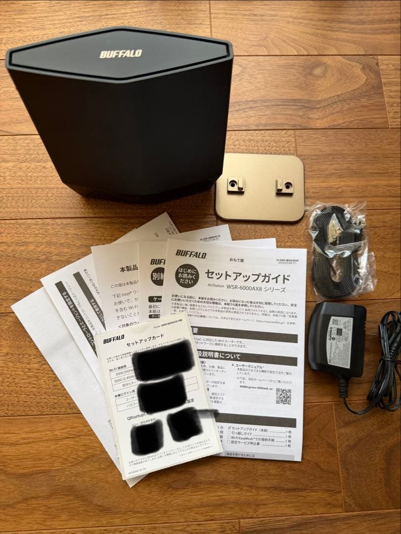 BUFFALO WSR-6000AX8-MB Wi-Fi 6ルーター