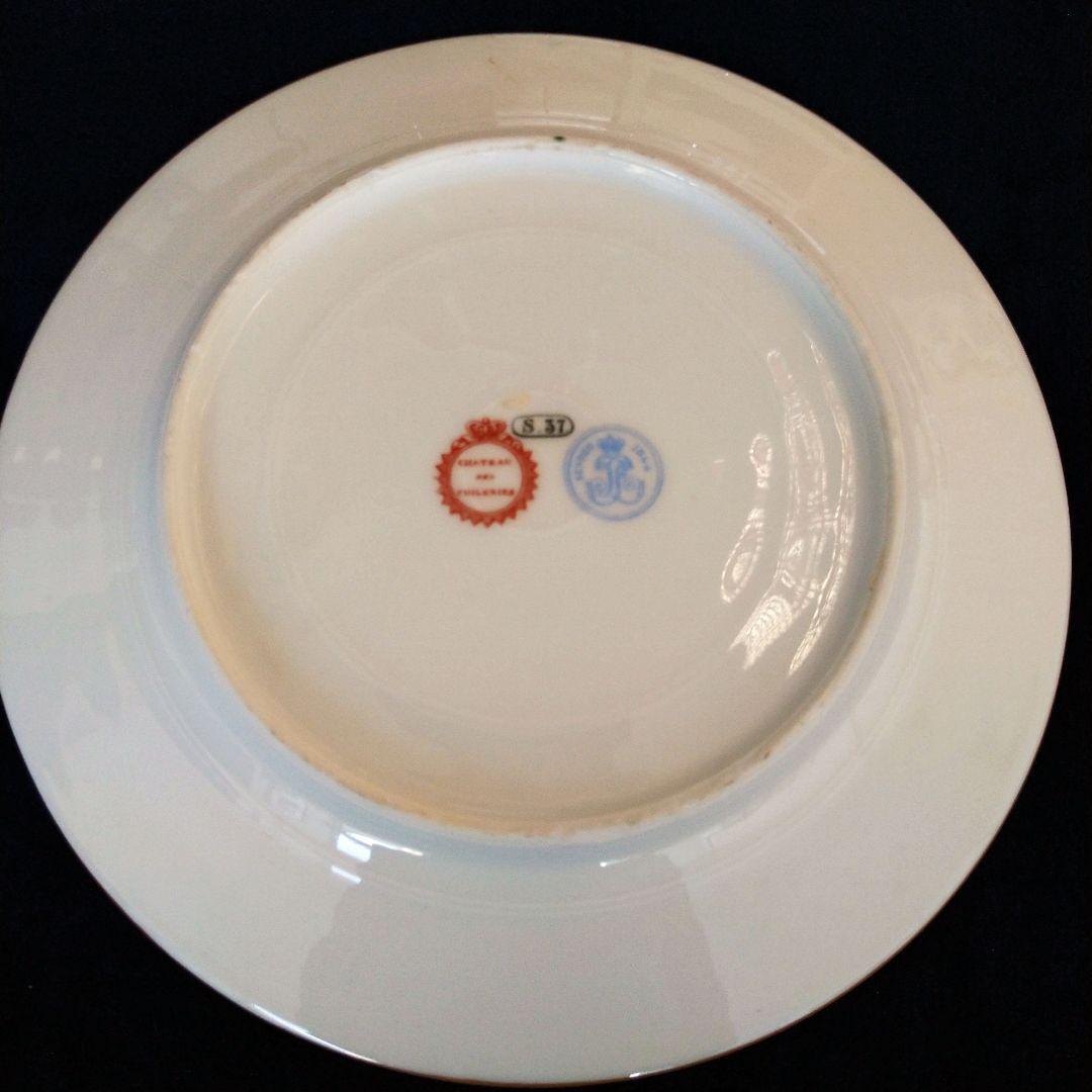 セーブル(Sevres)　恋人文絵皿 3/3