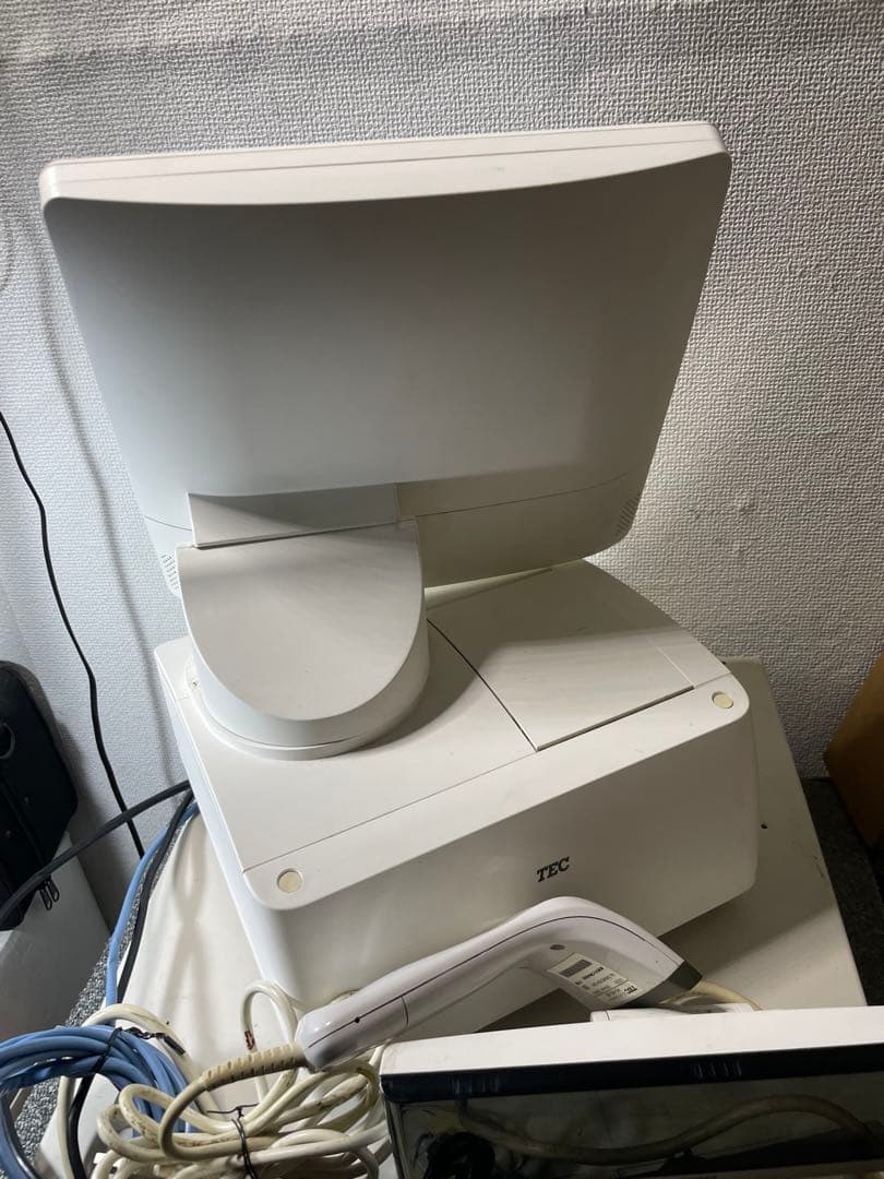 TEC POS端末 バーコードリーダー付き
