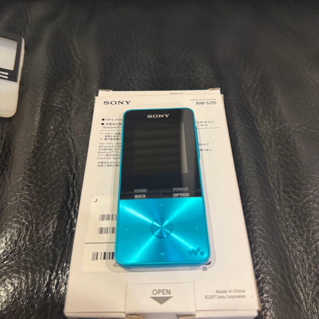 ポータブルプレーヤー SONY WALKMAN NW-S315 BLACK