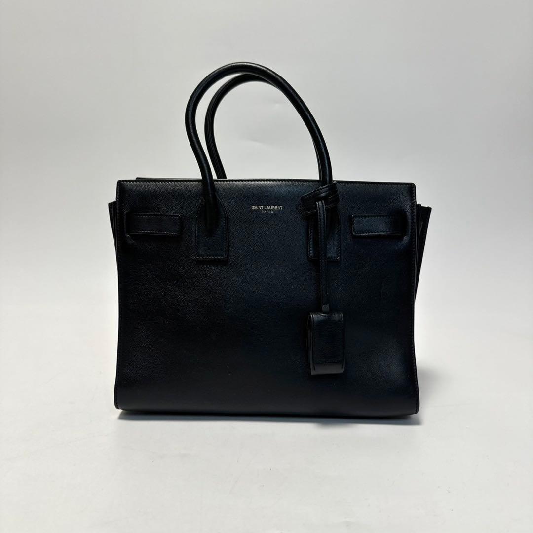 q57【極美品】サンローラン　サックドジュール　ベイビー黒　2wayショルダー.