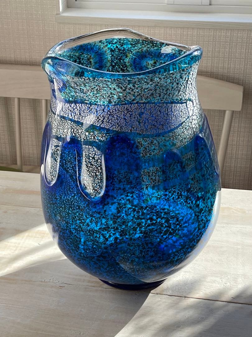 琉球ガラス　大城尚也作　美術品