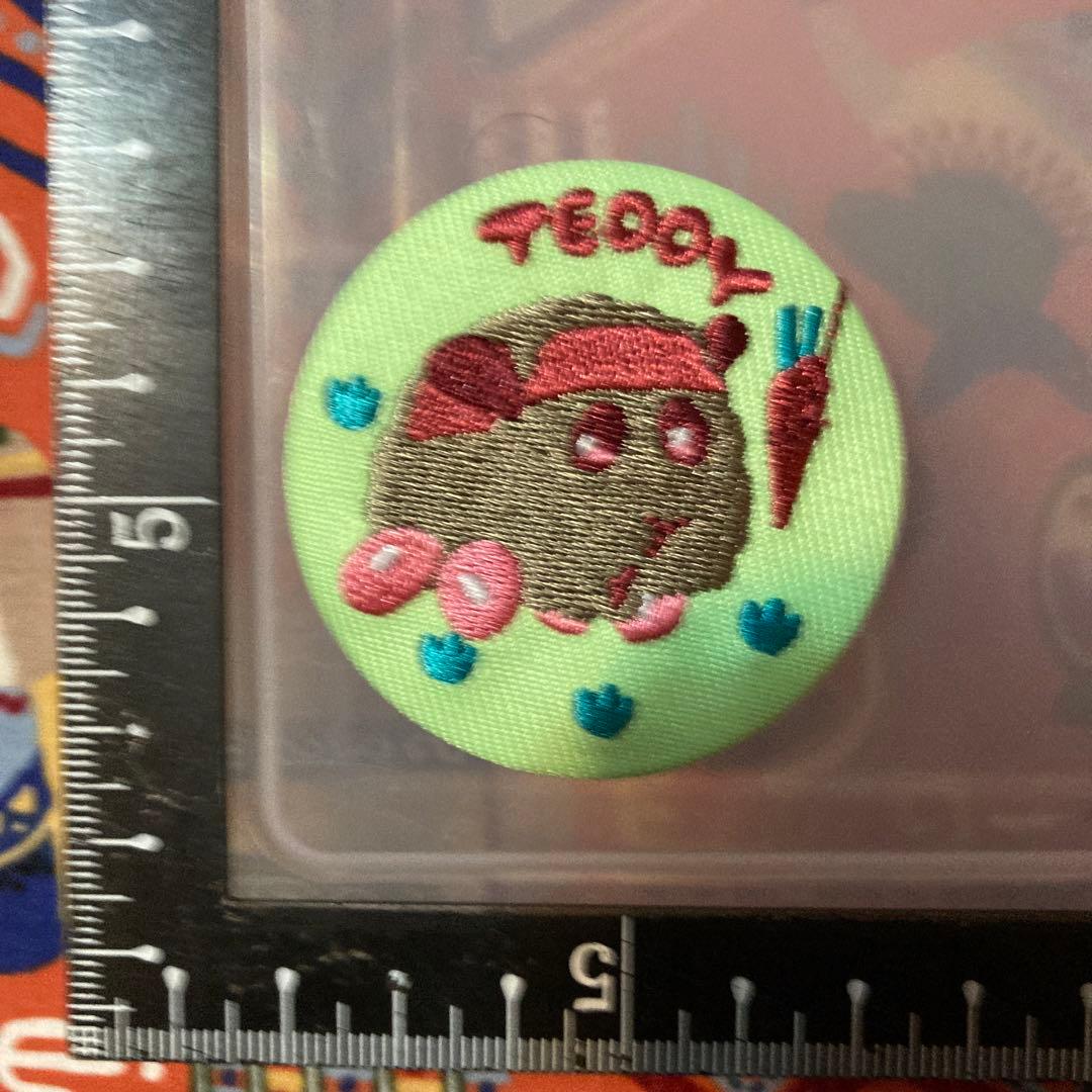 モルカー　刺繍　缶バッジ　TEOOY