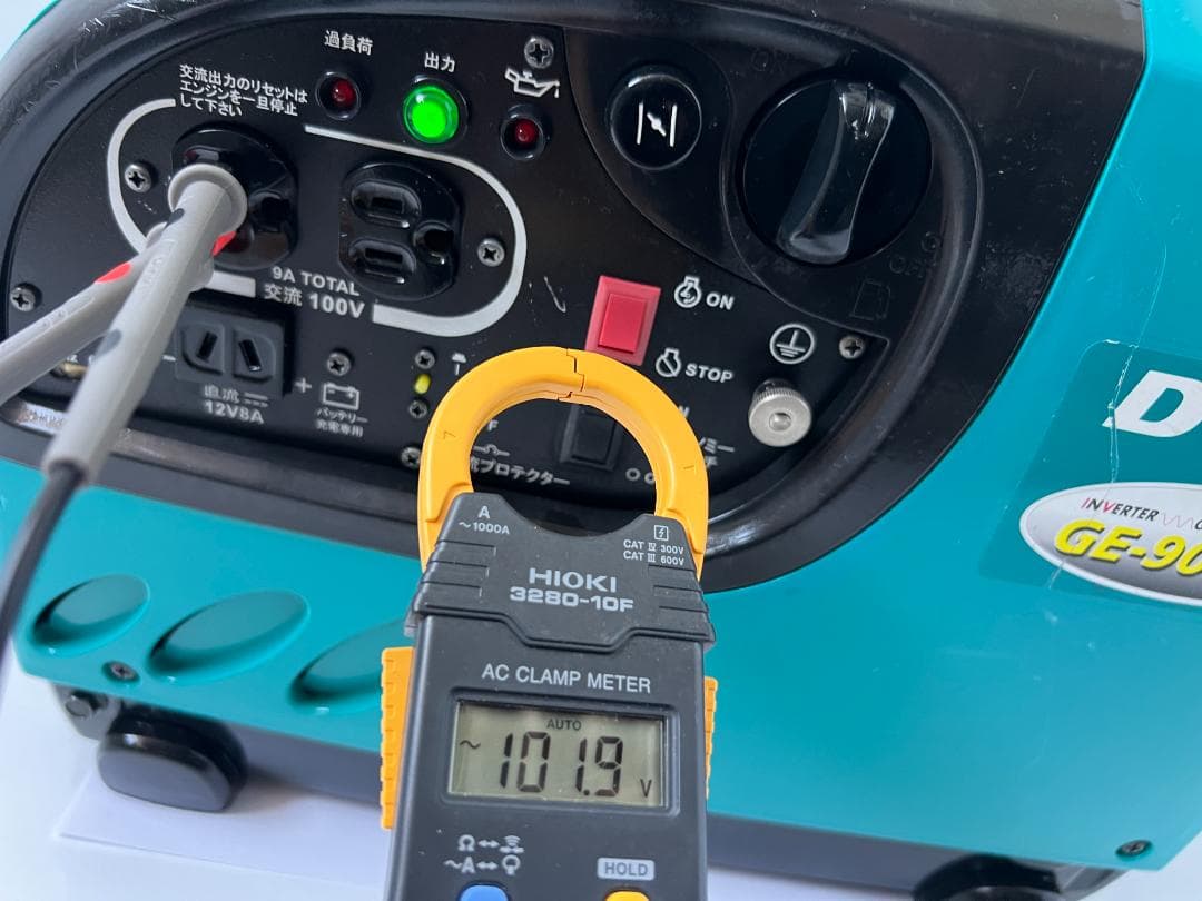 DENYO デンヨー インバーター発電機 GE-900SS-IV★動作良好♪13