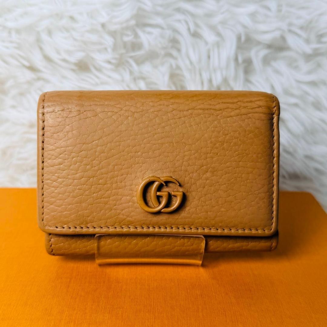 【最終セール！】GUCCI GGマーモント 三つ折り財布 グッチ　プチマーモント