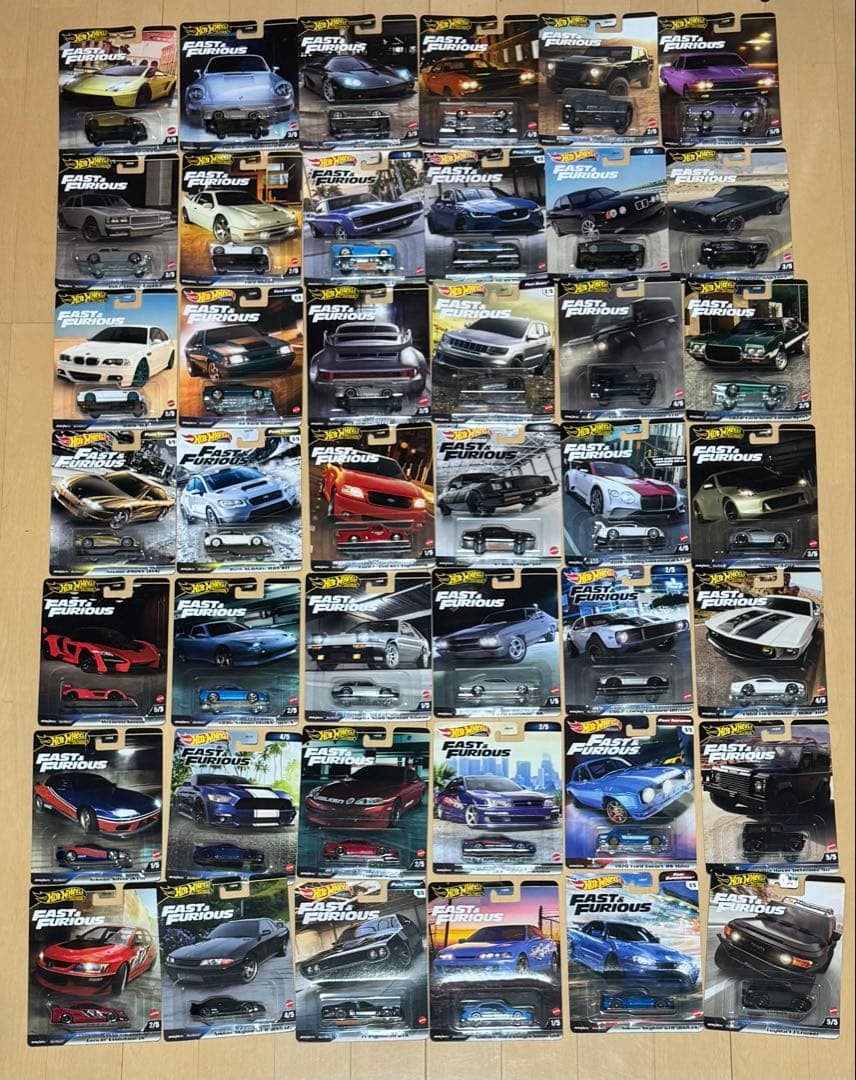Hot Wheels Fast & Furious 未開封104台開封1台