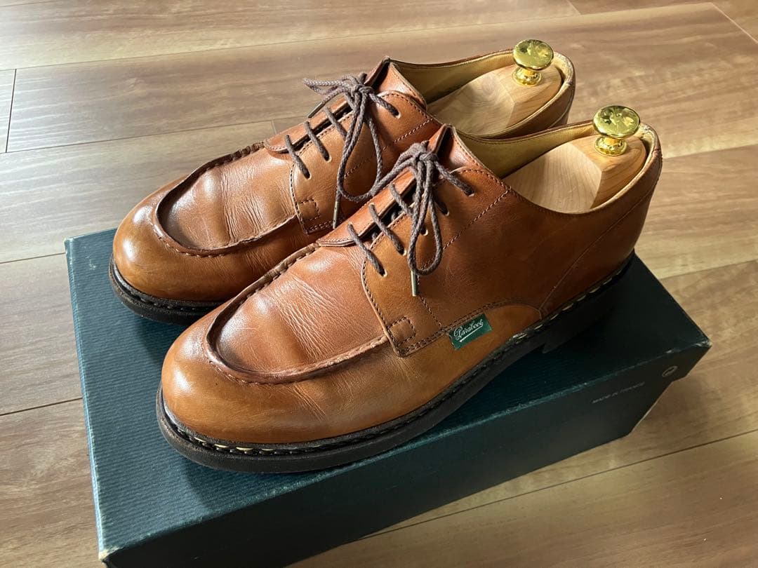 廃盤 希少色 Paraboot シャンボード ゴールド