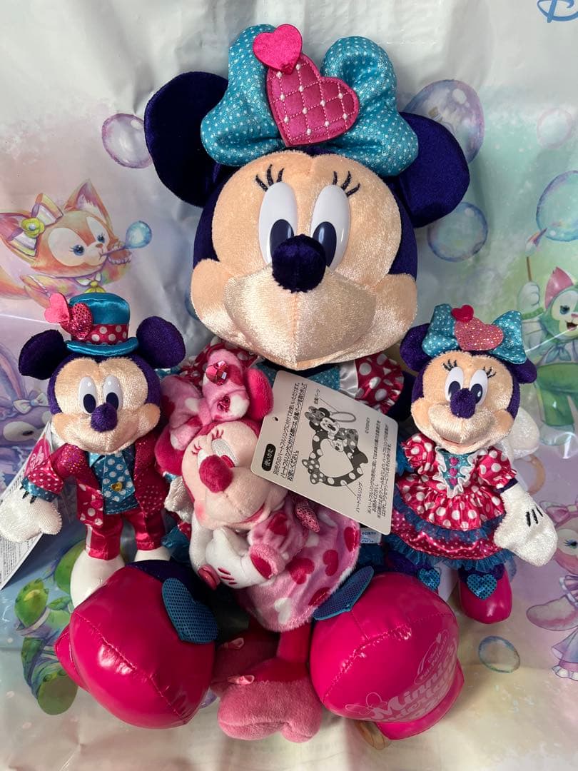 ミニー　ファンダーランド ミニパル ぬいぐるみ　ぬいば　ぬいチャ　セット