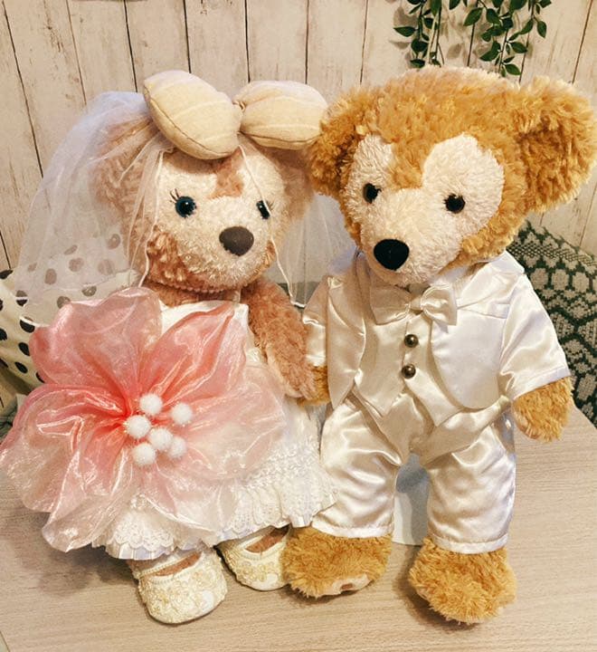 ダッフィー ・シェリーメイ セットウエディングコスチューム