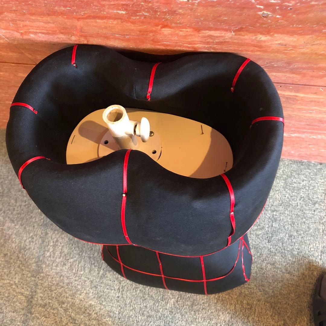 アンテイークなシックな赤色ボディライン入りトルソー 針打てますボディトルソー