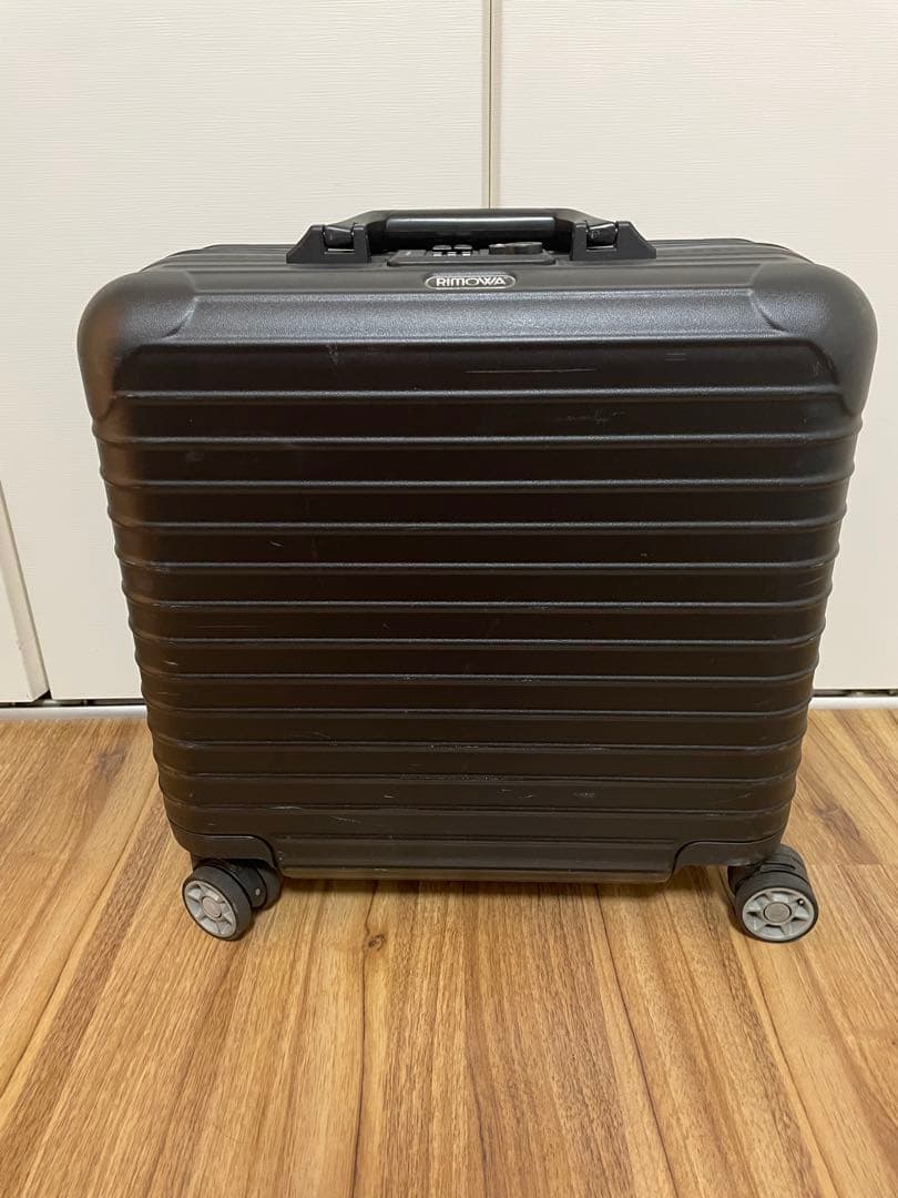 【美品】リモワ サルサ ビジネストロリー ブラック