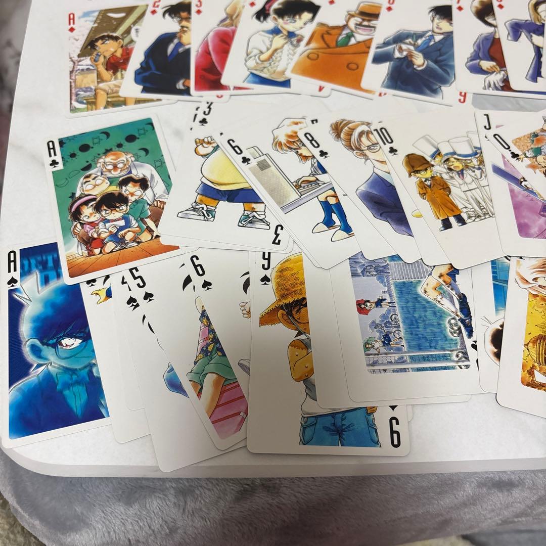 レア 新品未使用品 名探偵コナン 全員サービス トランプ キッド 平次 ジン 哀