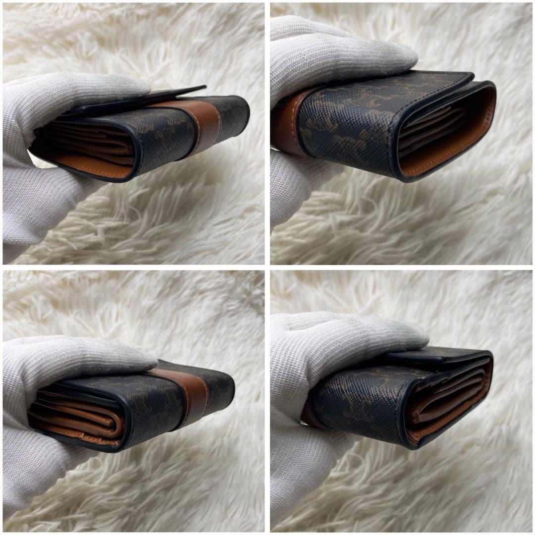 ⭐️美品 CELINE スモール トリフォールド ウォレット トリオンフ レザー