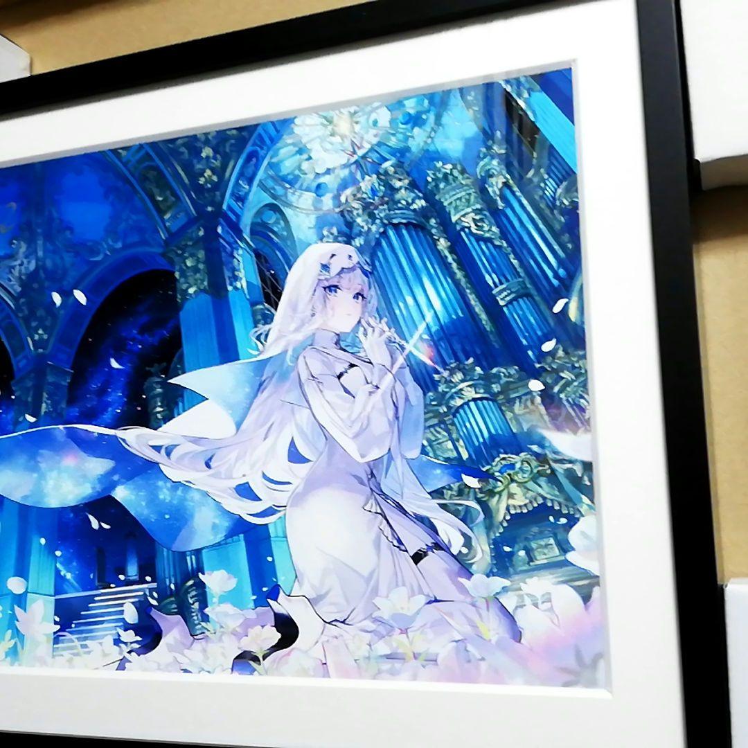 藤ちょこ 直筆サイン入り複製原画 奏鳴の宙 ジークレー 光る美少女展