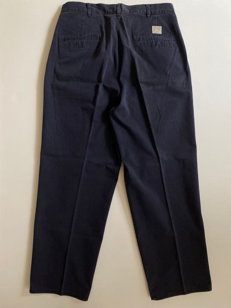 ポロラルフローレン w34 ナス紺 ポロチノ 初期型 アンドリュー ツータック