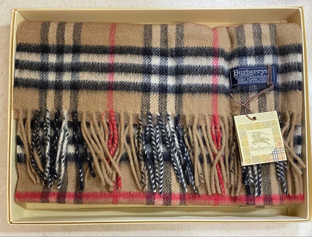 Burberry バーバリー カシミアマフラー