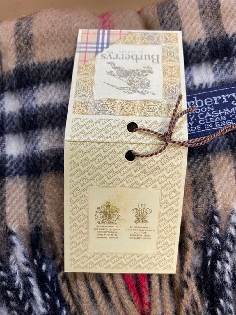 Burberry バーバリー カシミアマフラー