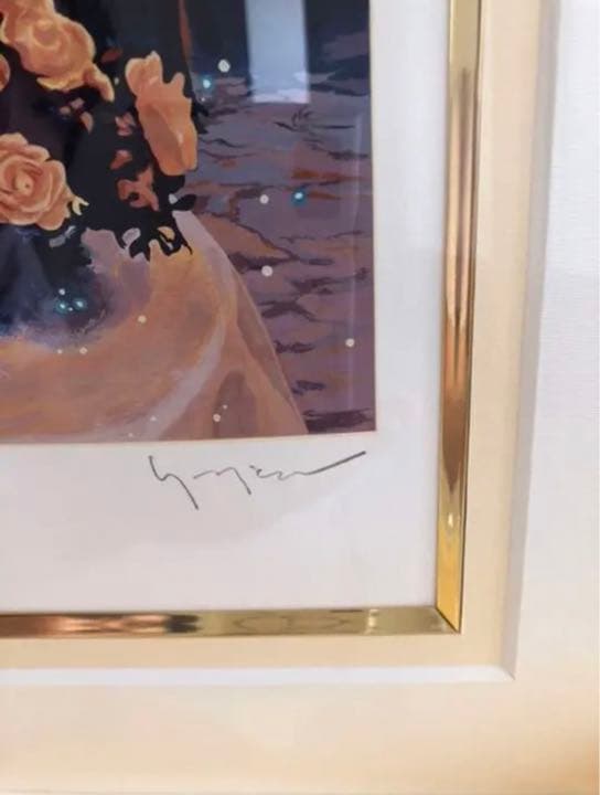 ♡ ヒロヤマガタ シルクスクリーン【モンテカルロの夜】直筆サイン入り/作品証明書