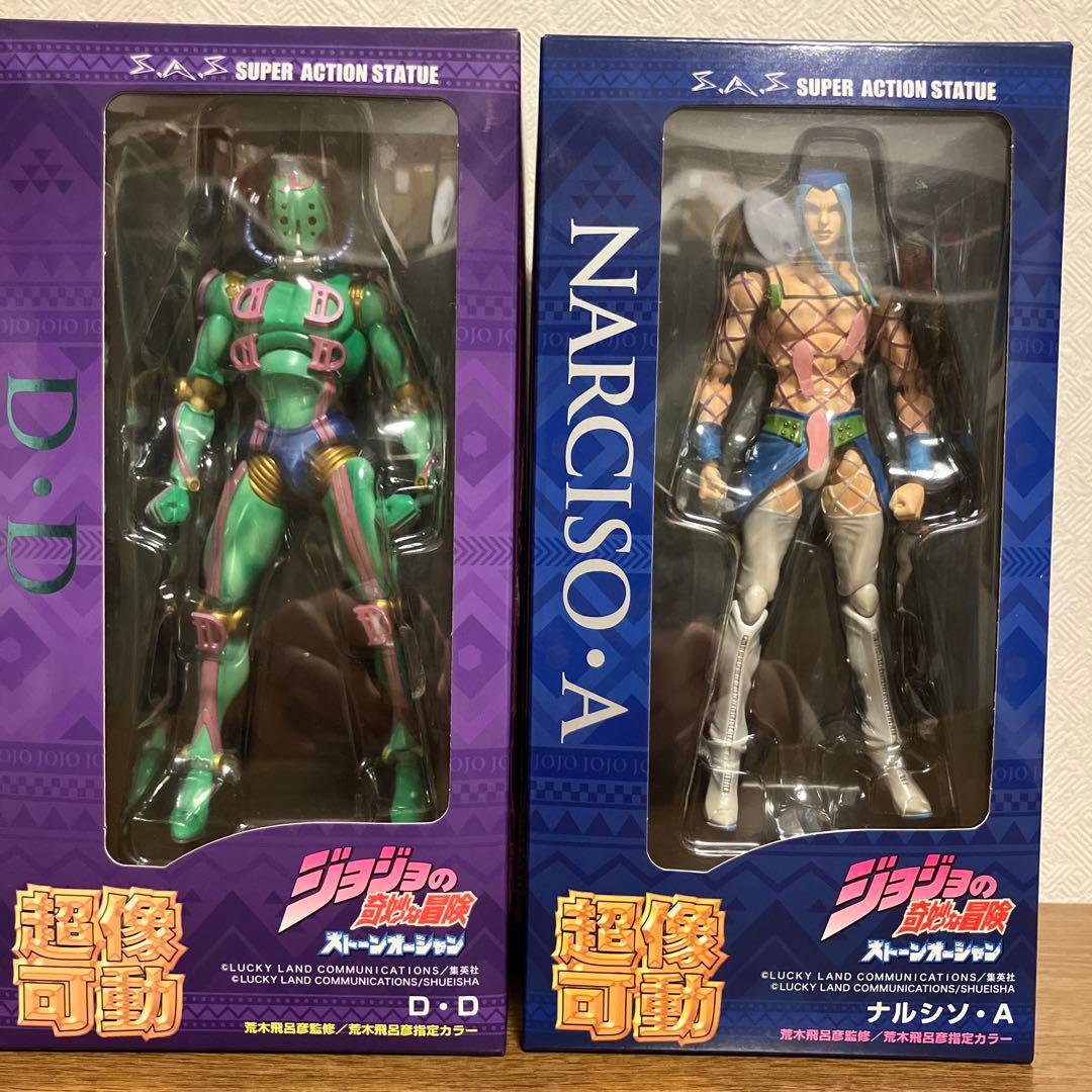 ジョジョの奇妙な冒険　超像可動　ナルシソ・アナスイ　ダイバー・ダウン　2体セット