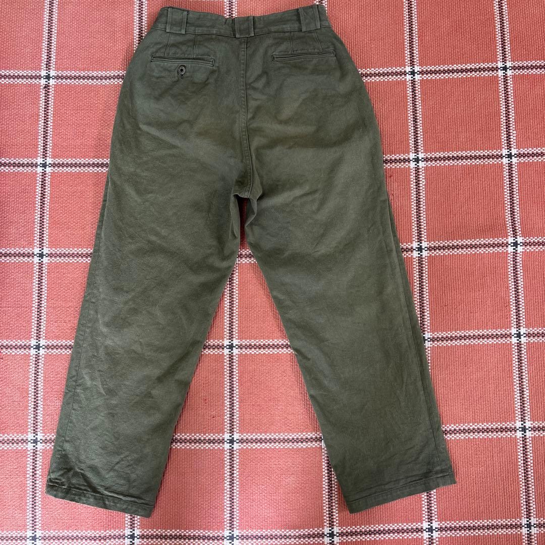 ナイジェルケーボン　ミリタリーパンツ　フランス軍　m52 チノパン　34インチ